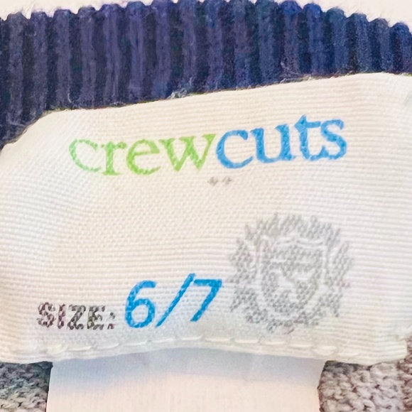 Crewcuts Navy & Gray Colorblock Baseball Crewneck Sweater  - CUTE! - Picture 6 of 7